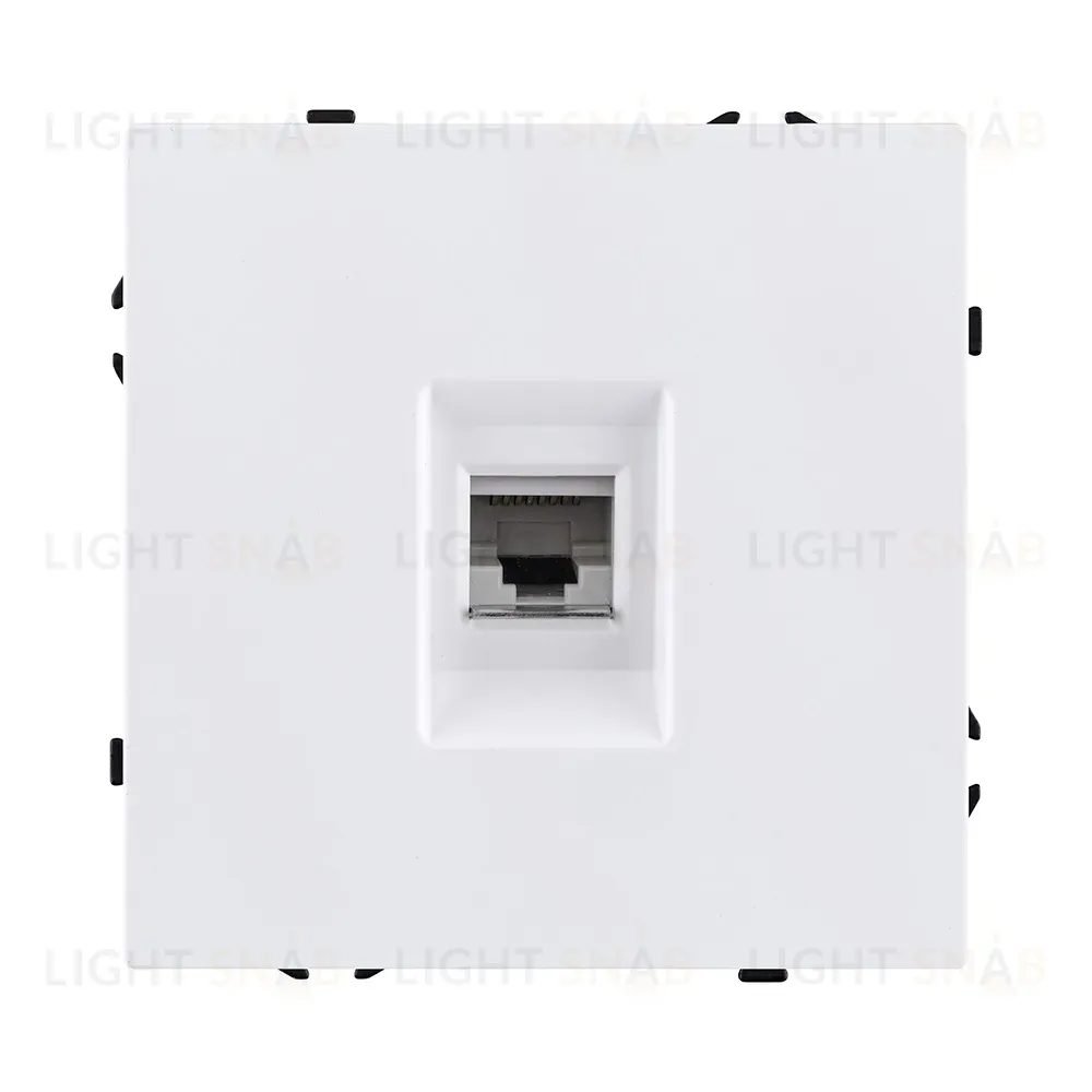 Розетка Ethernet RJ45 Cat.6, белый матовый Kollinger Eclipse EC-017WH EC-017WH