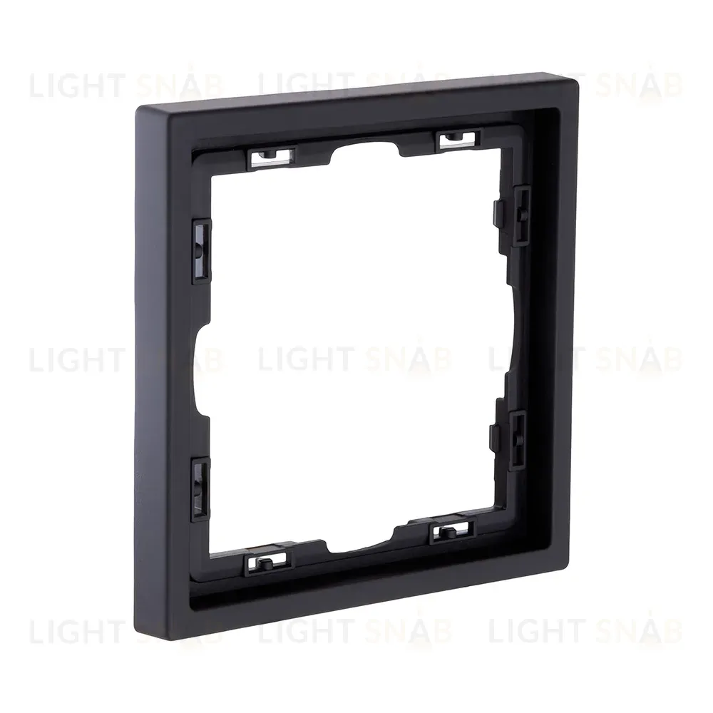 Рамка 1-постовая, черный матовый Kollinger Eclipse EC1BK EC1BK