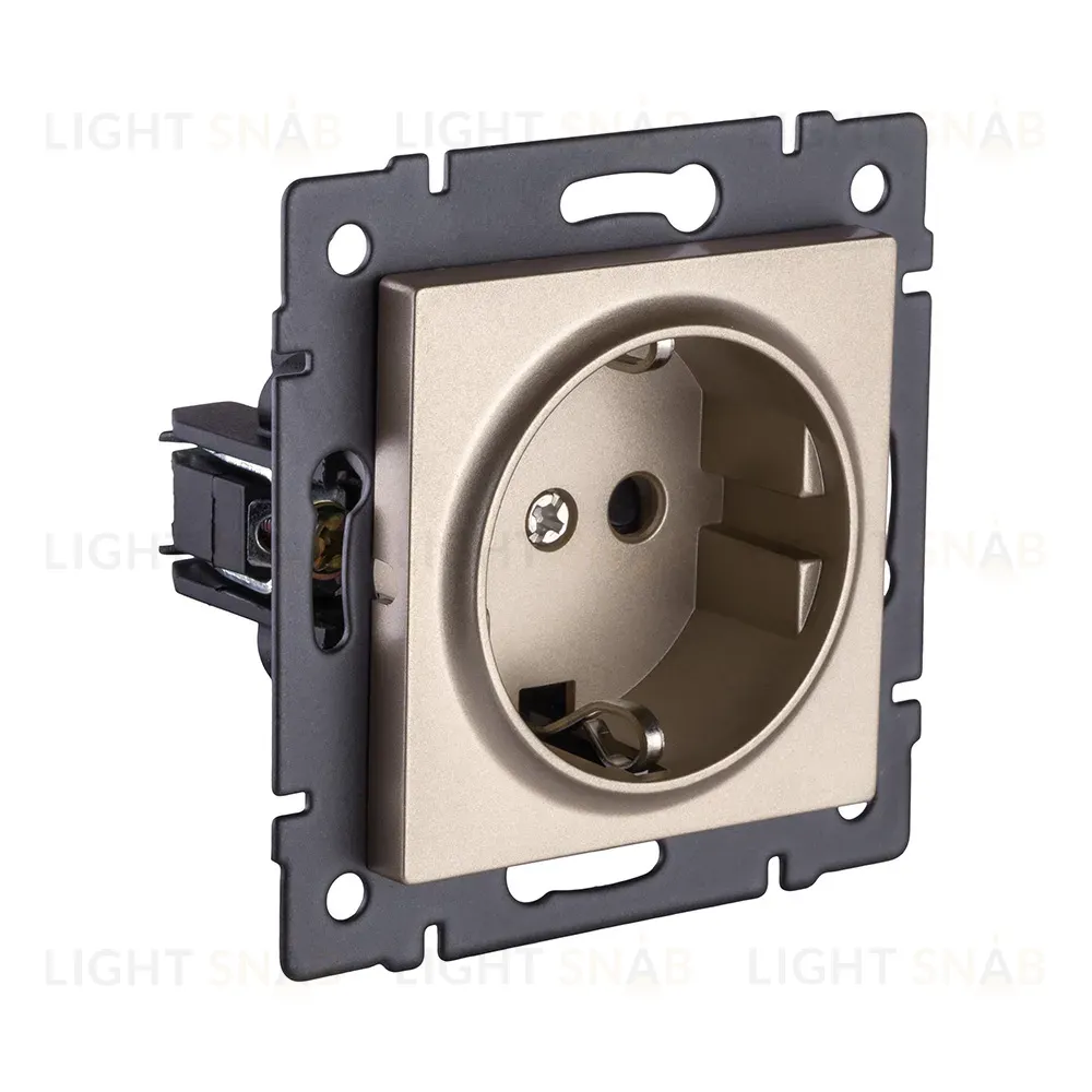 Розетка штепсельная SCHUKO 16A/250 В, золотой Kollinger REA-002GD для Aspekt, Eleganz, Reflex REA-002GD