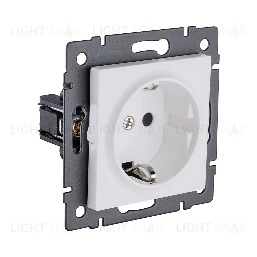 Розетка штепсельная SCHUKO 16A/250 В, белый матовый Kollinger REA-002WM для Aspekt, Eleganz, Reflex REA-002WM