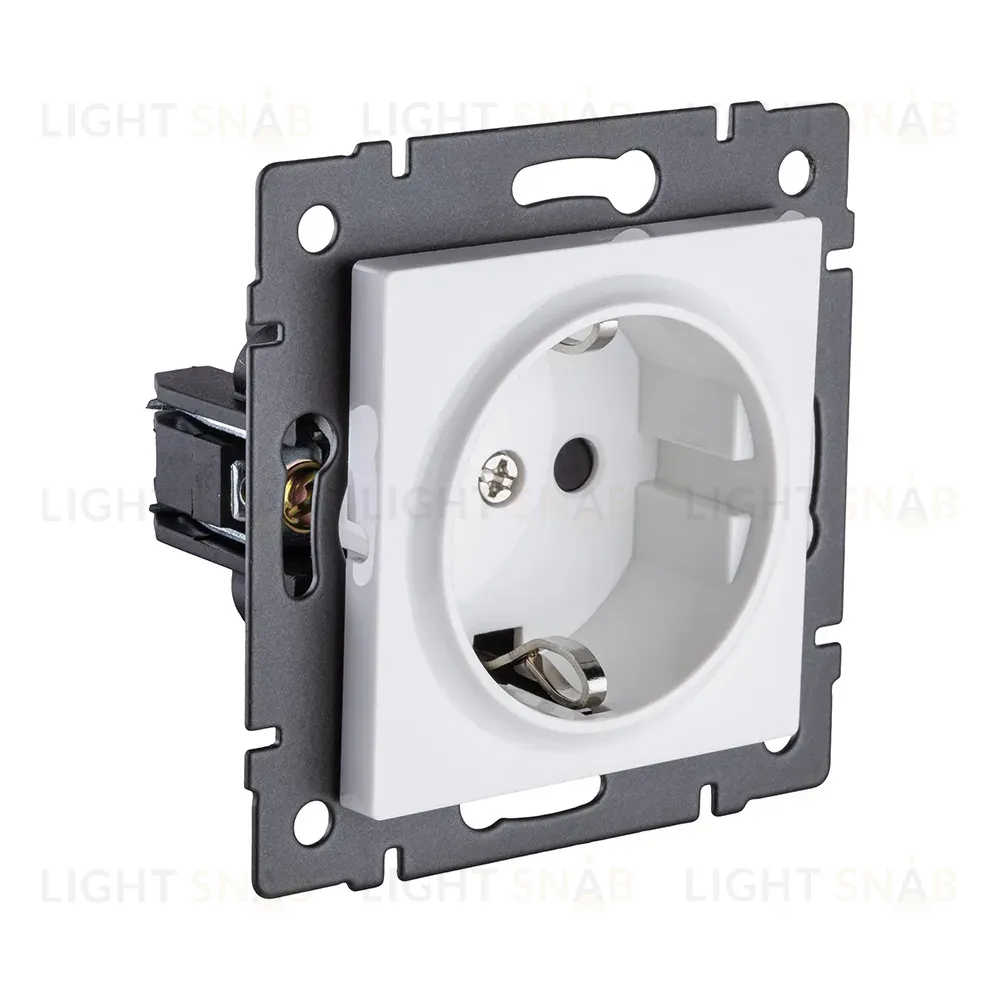 Розетка штепсельная SCHUKO 16A/250 В, белый Kollinger REA-002WH для Aspekt, Eleganz, Reflex REA-002WH