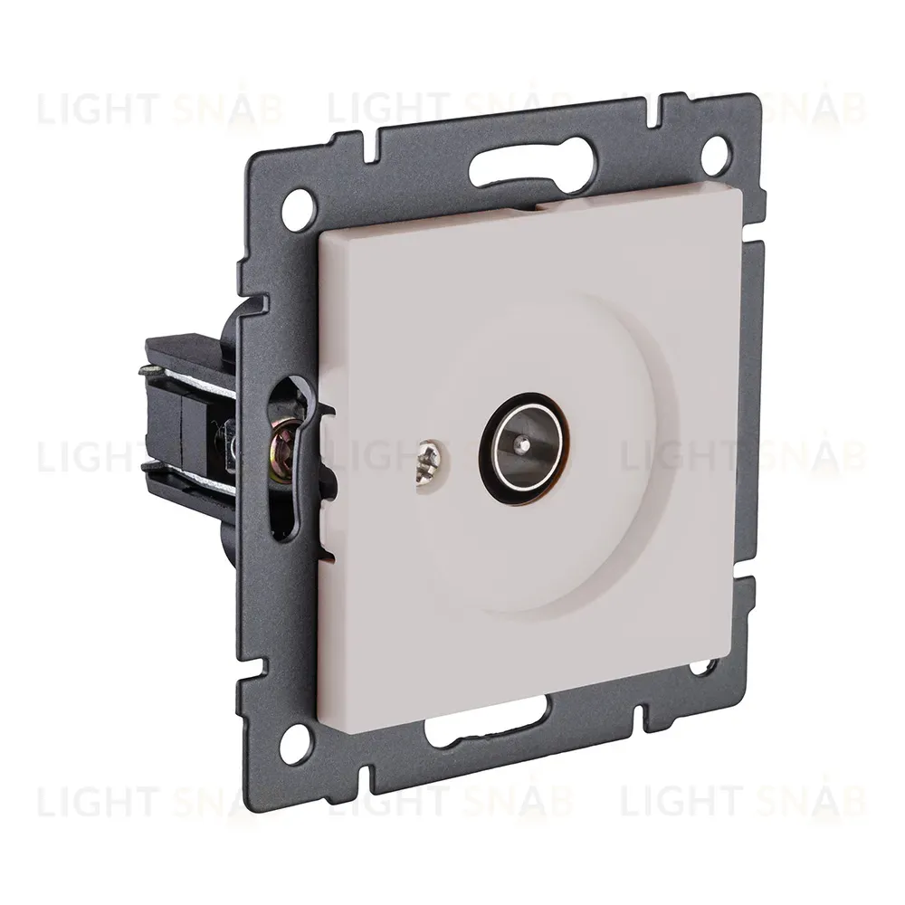 Розетка TV (папа), кашемир матовый Kollinger REA-007CM для Aspekt, Eleganz, Reflex REA-007CM