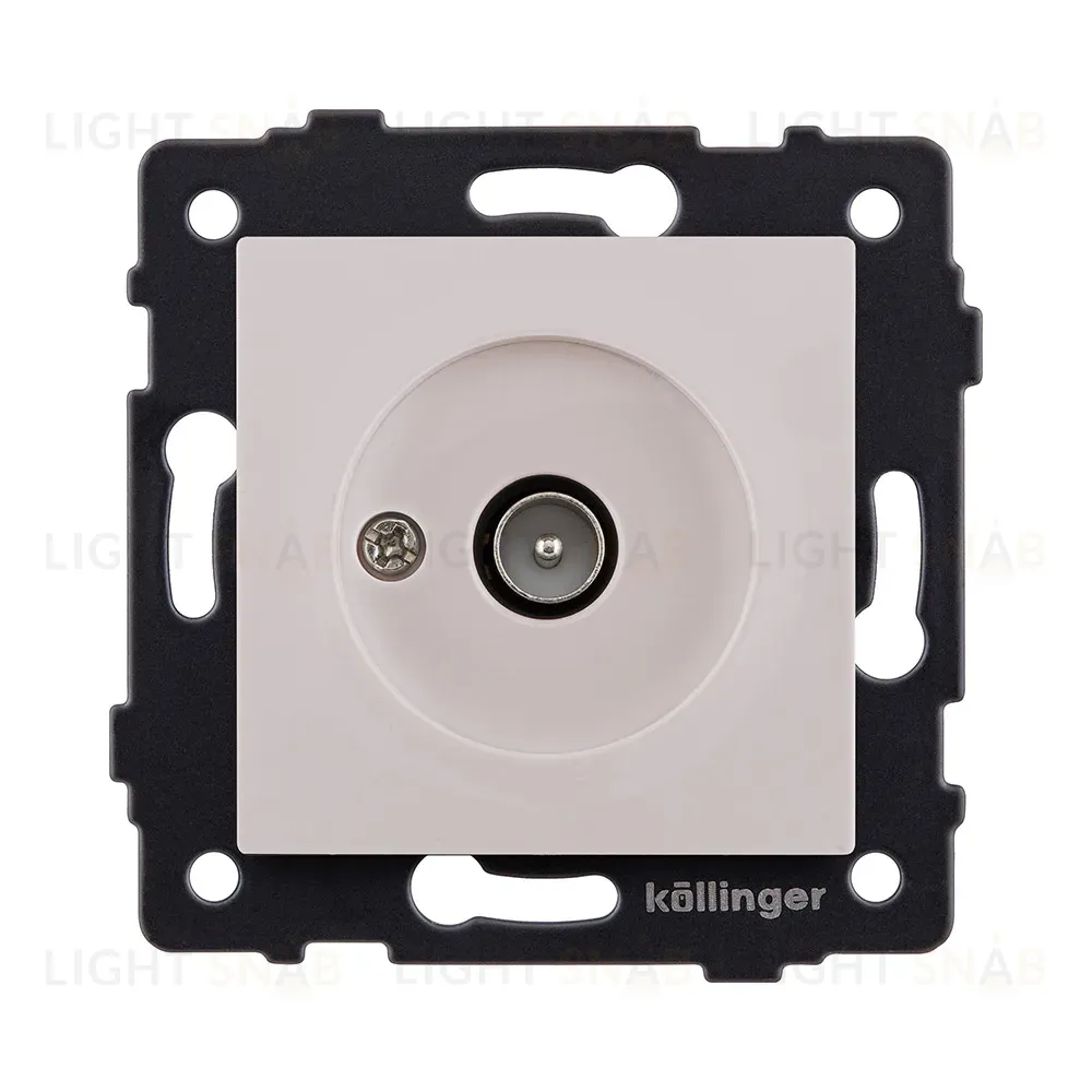 Розетка TV (папа), кашемир матовый Kollinger REA-007CM для Aspekt, Eleganz, Reflex REA-007CM
