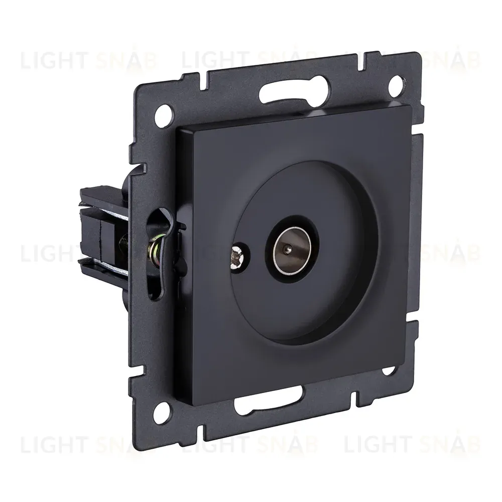 Розетка TV (папа), черный матовый Kollinger REA-007BM для Aspekt, Eleganz, Reflex REA-007BM