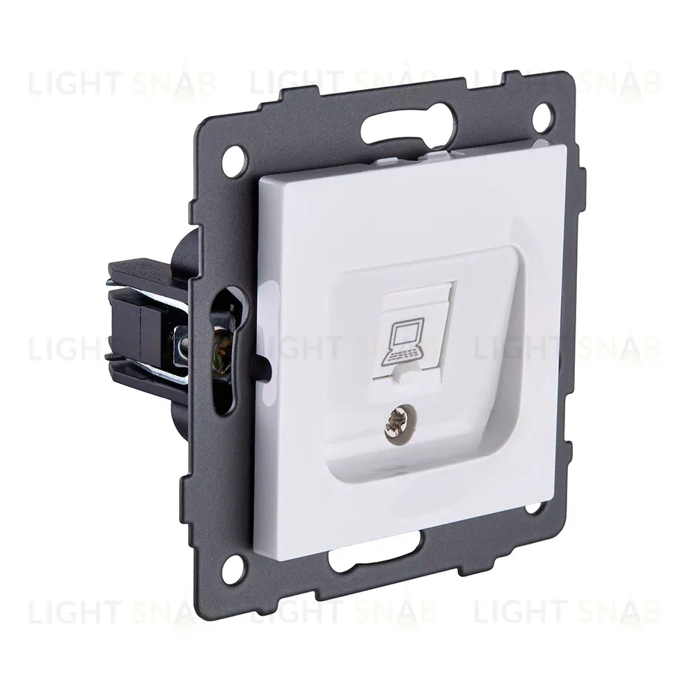 Розетка Ethernet RJ45 Cat.5, белый Kollinger REA-016WH для Aspekt, Eleganz, Reflex REA-016WH