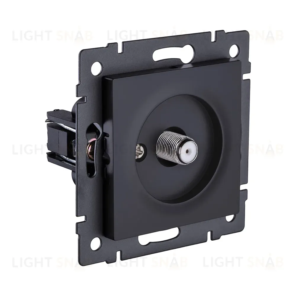 Розетка спутниковая SAT, черный матовый Kollinger REA-020BM для Aspekt, Eleganz, Reflex REA-020BM