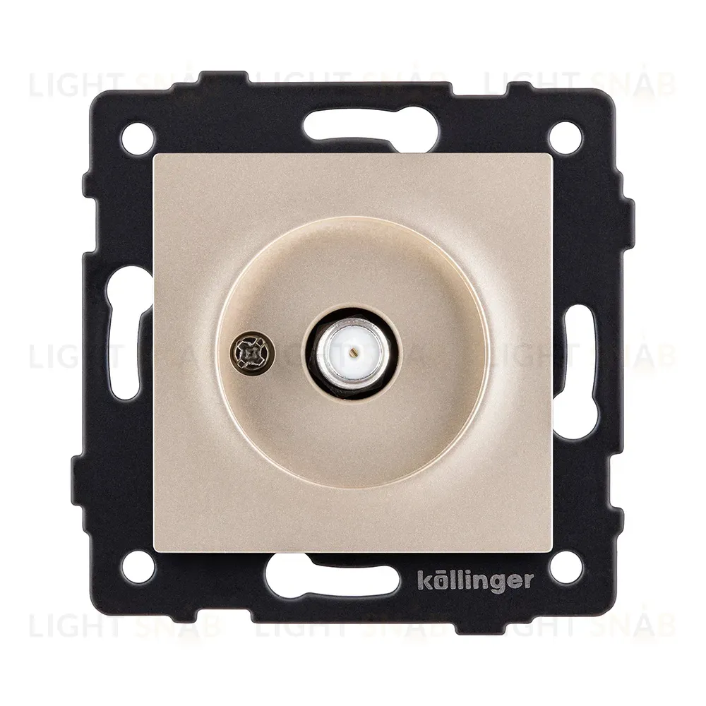 Розетка спутниковая SAT, золотой Kollinger REA-020GD для Aspekt, Eleganz, Reflex REA-020GD