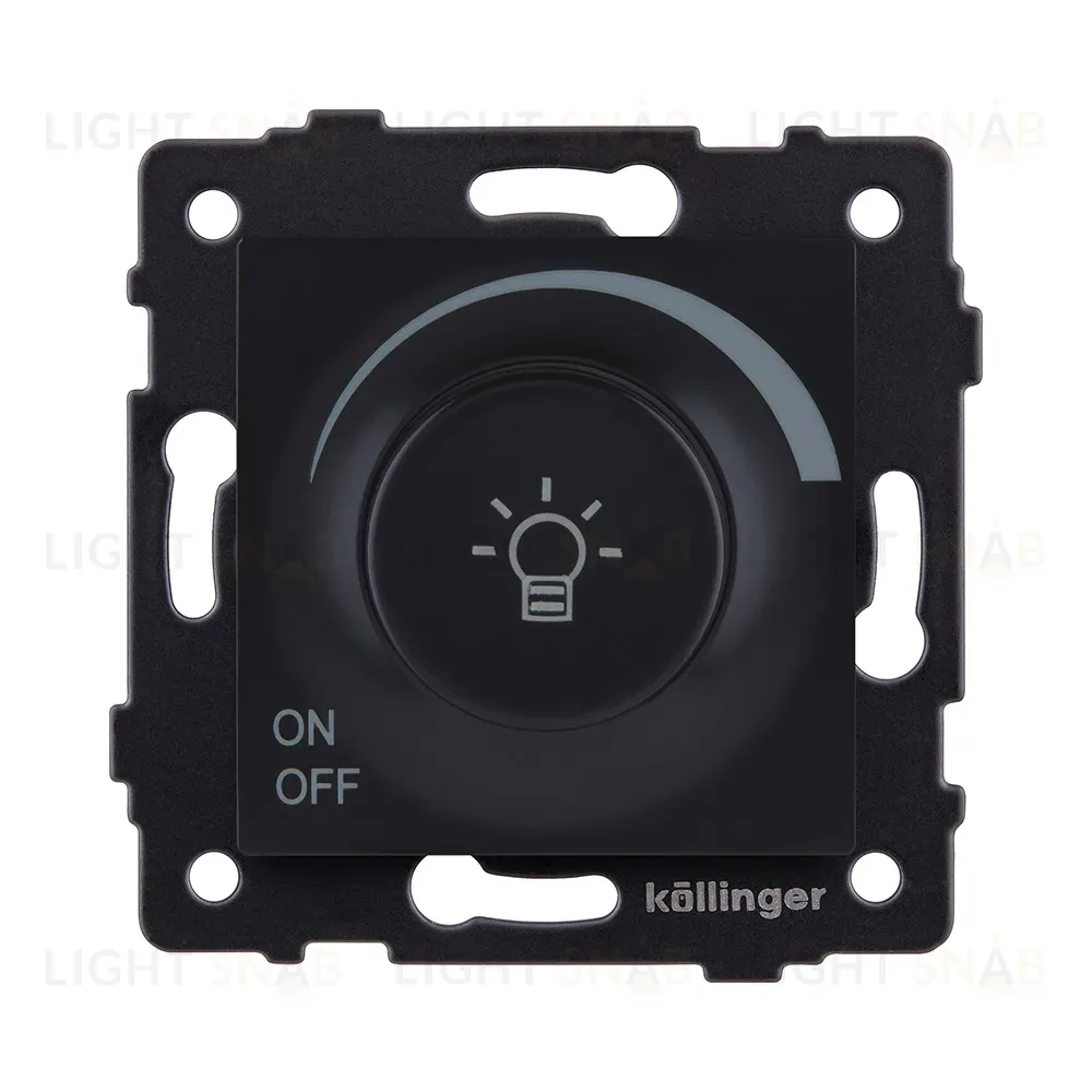 Светорегулятор универсальный 500W, черный матовый Kollinger REA-027BM для Aspekt, Eleganz, Reflex REA-027BM