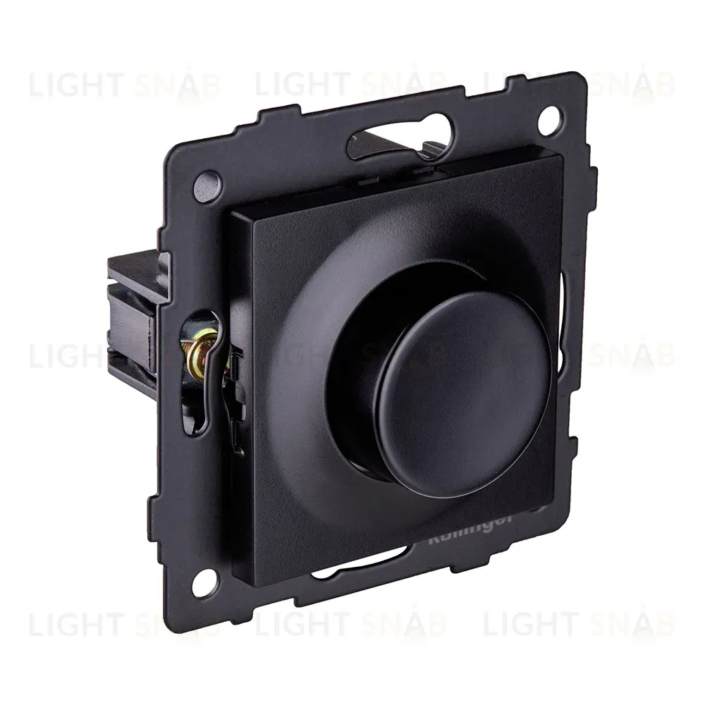 Светорегулятор для светодиодных ламп, проходной, 500W, черный Kollinger REA-048BK для Aspekt, Eleganz, Reflex REA-048BK