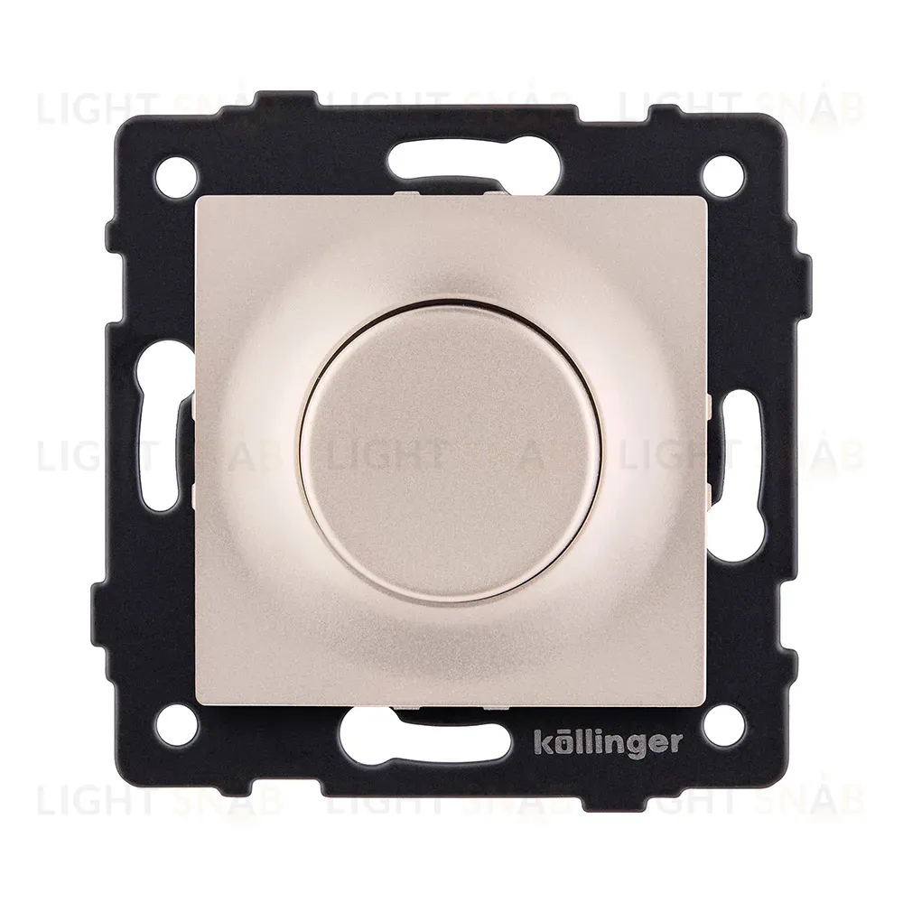 Светорегулятор для светодиодных ламп, проходной, 500W, золотой Kollinger REA-048GD для Aspekt, Eleganz, Reflex REA-048GD