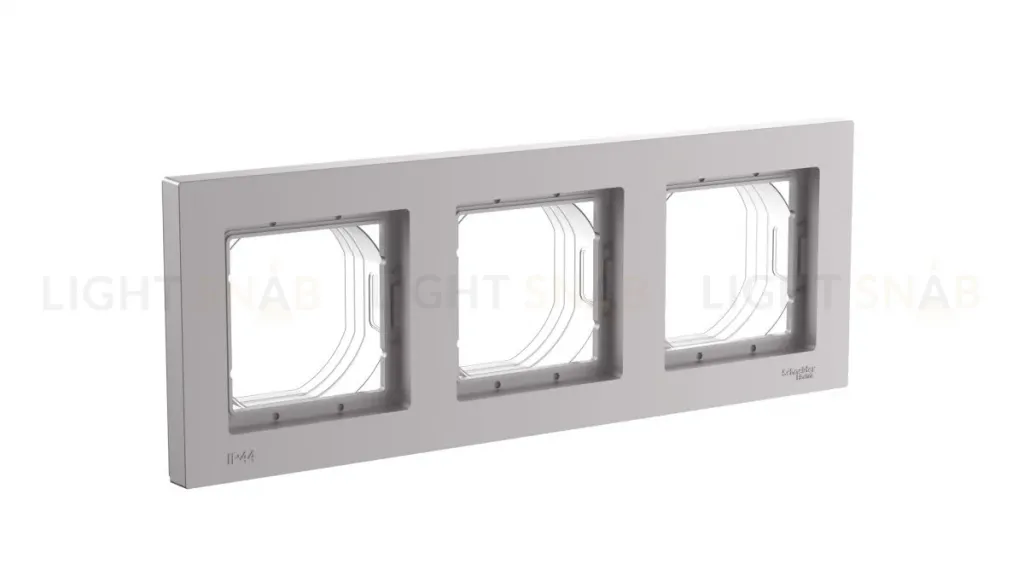 Рамка 3-ая, универсальная Systeme Electric AtlasDesign Aqua Алюминий ATN440303 ATN440303