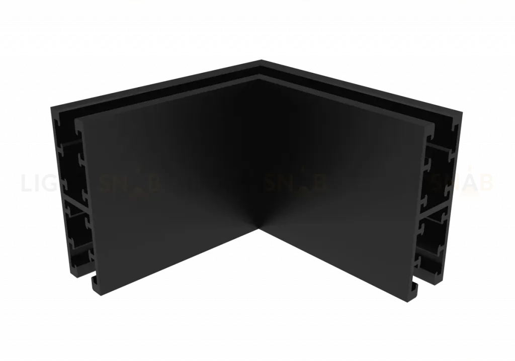Соединитель для магнитного двустороннего шинопровода угловой Crystal Lux CLT 0.226 04 BL CLT 0.226 04 BL