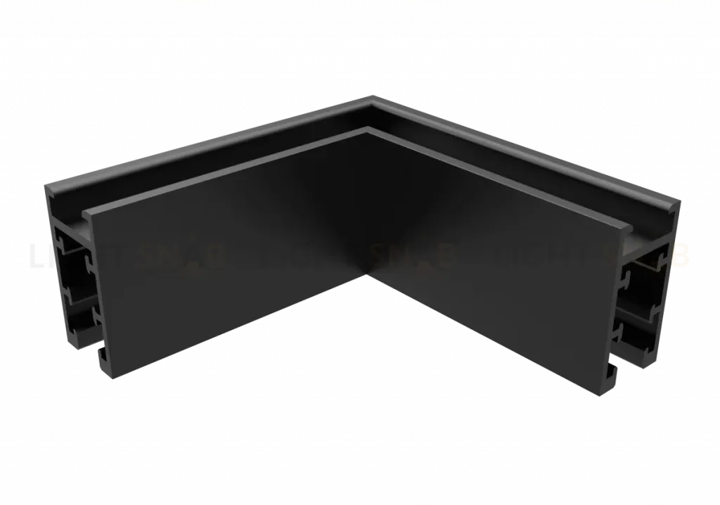 Соединитель для магнитного накладного шинопровода угловой Crystal Lux CLT 0.216 04 BL CLT 0.216 04 BL