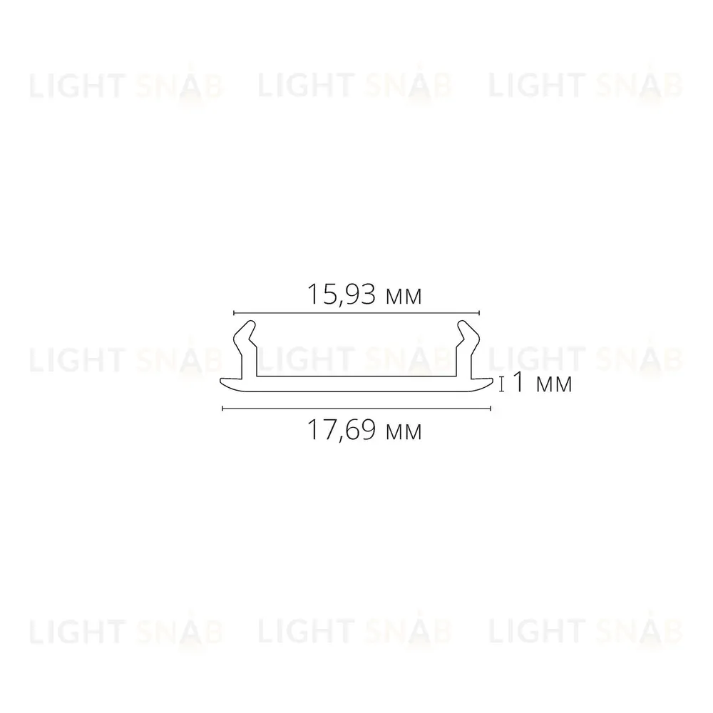 Декоративная вставка для шинопровода Arte lamp Track Accessories A540106С A540106С