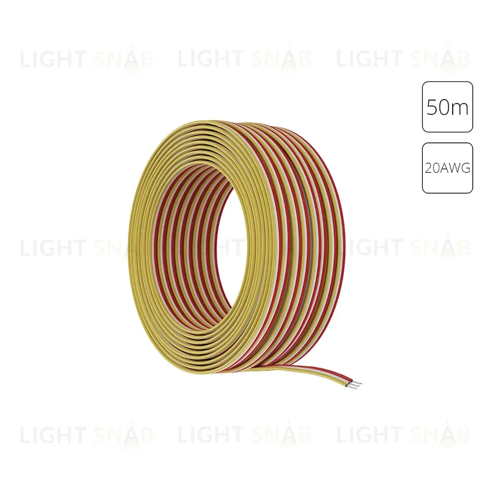 Провод 3-жильный для светодиодной ленты MIX 50м, 20AWG Arte lamp Strip-Accessories A20-3W A20-3W