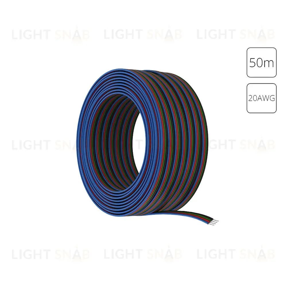 Провод 4-жильный для светодиодной ленты RGB 50м, 20AWG Arte lamp Strip-Accessories A20-4W A20-4W