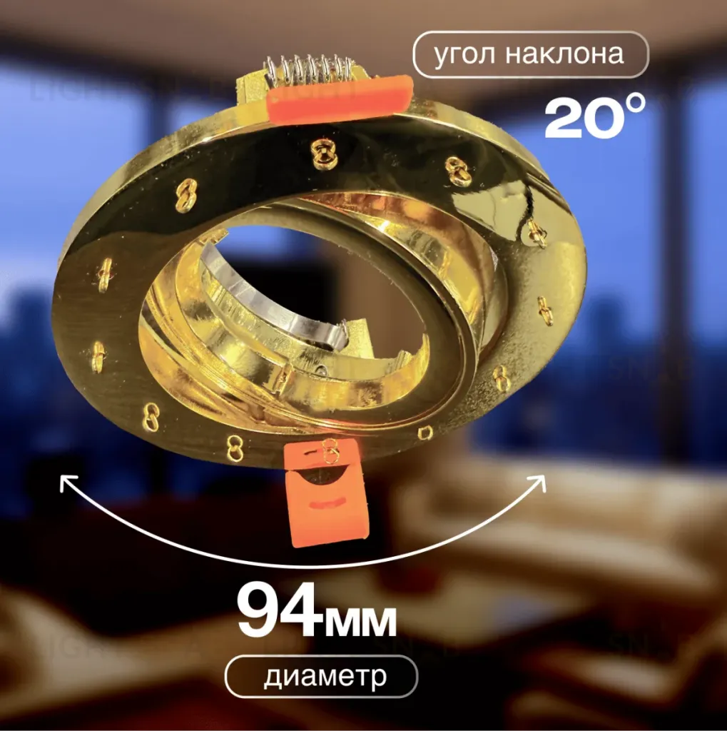 Встраиваемый светильник Dio D'Arte Elite Osimo GU10.5.14.9.5.114 G Osimo GU10.5.14.9.5.114 G