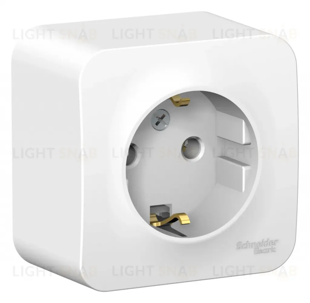 Розетка с/з без шторок, 16А, 250В Systeme Electric Blanca наруж Бел BLNRA010101 BLNRA010101