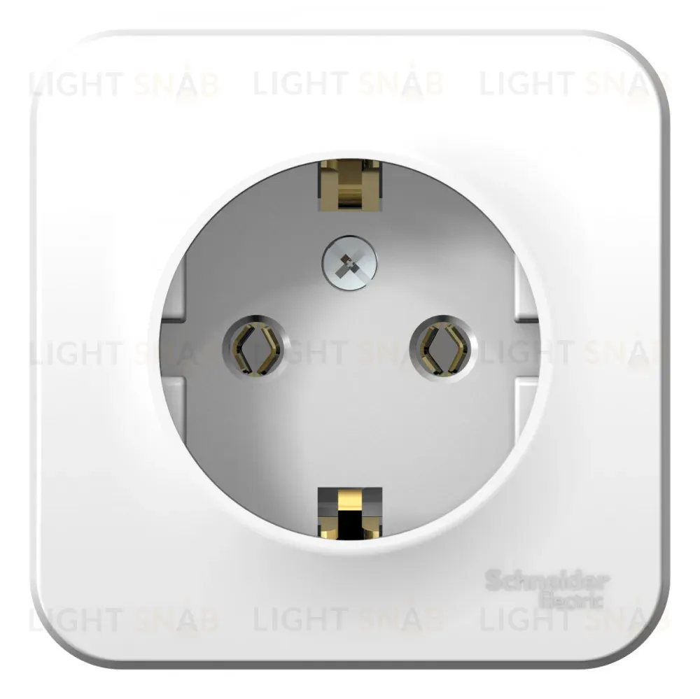 Розетка с/з без шторок, 16А, 250В Systeme Electric Blanca наруж Бел BLNRA010101 BLNRA010101