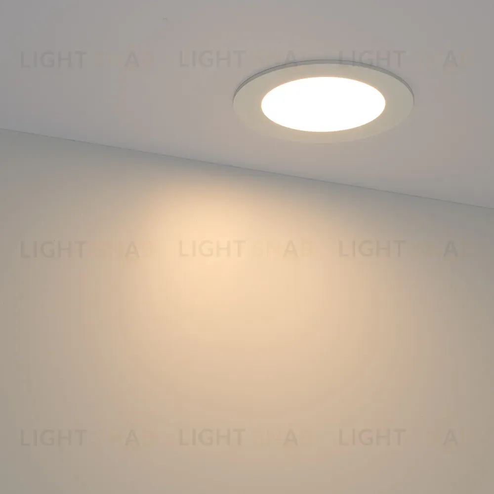 Встраиваемый светильник Arlight MS-EDGE-R120-6W Day4000 (WH, 115 deg, 230V) (IP44 Металл) 041903 041903