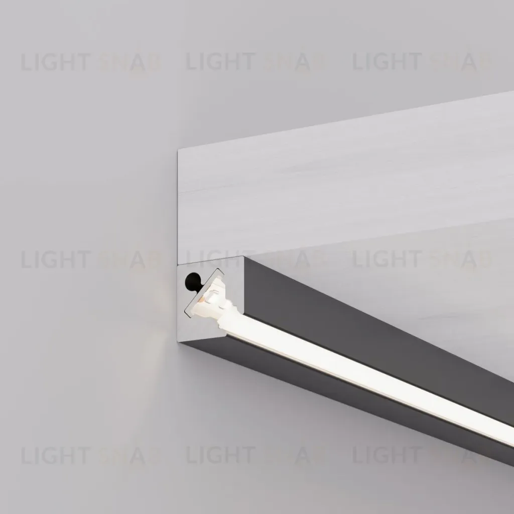Профиль с экраном Arlight SL-KANT-H10-SQUARE-2000 IRON GREY (Алюминий+пластик) 055325 055325