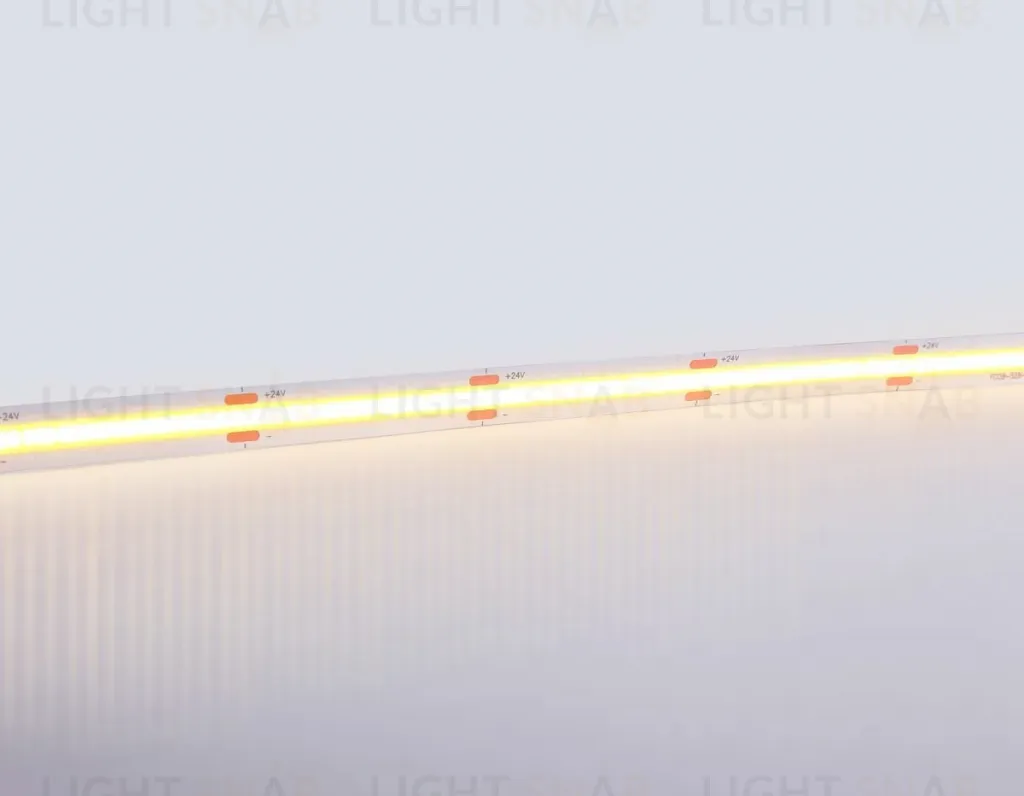 Светодиодная лента Ambrella Light Illumination COB 528Led/14W m/ 24V IP20 3000K/ 5m*10mm*2mm (2 конт.) GS4751 GS4751