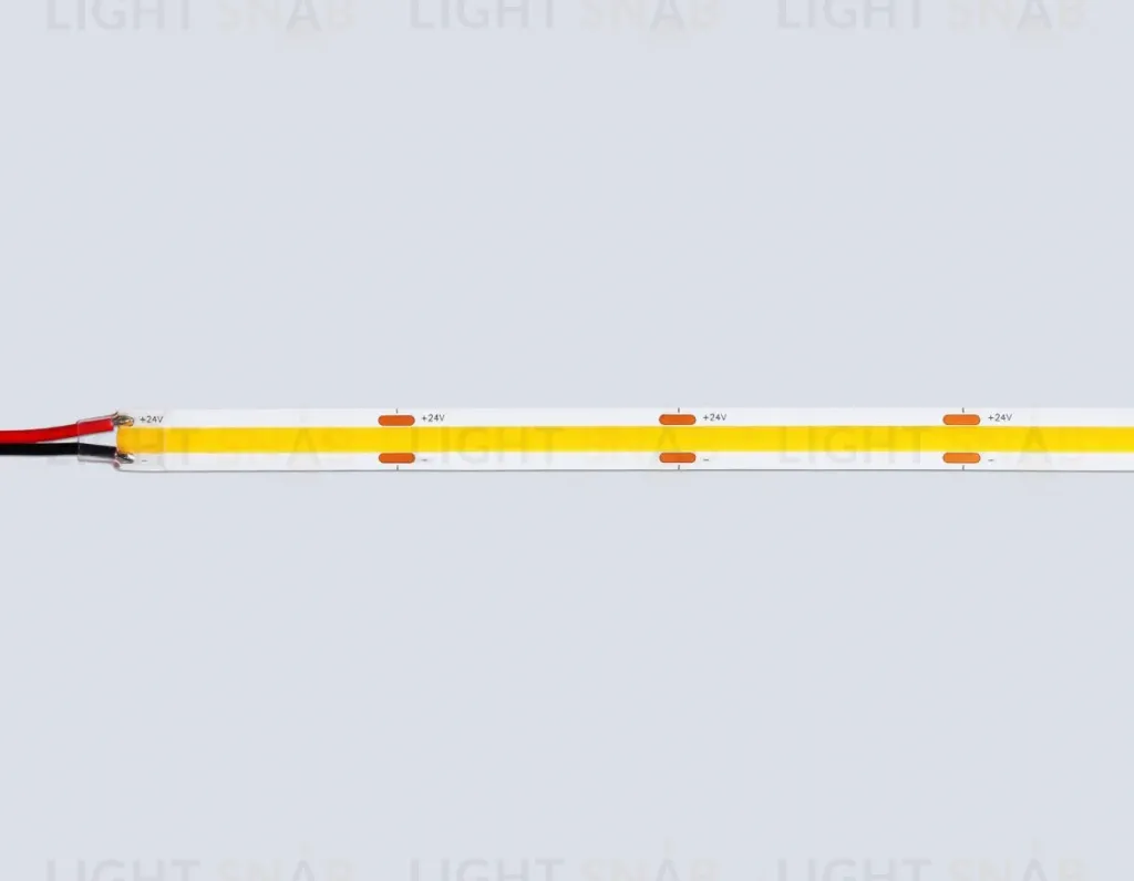 Светодиодная лента Ambrella Light Illumination COB 528Led/14W m/ 24V IP20 3000K/ 5m*10mm*2mm (2 конт.) GS4751 GS4751