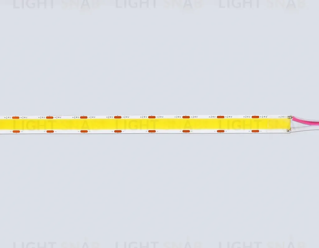Светодиодная лента Ambrella Light Illumination COB 616Led/19W m/ 24V IP20 4500K/ 5m*12mm*2mm (2 конт.) GS4802 GS4802