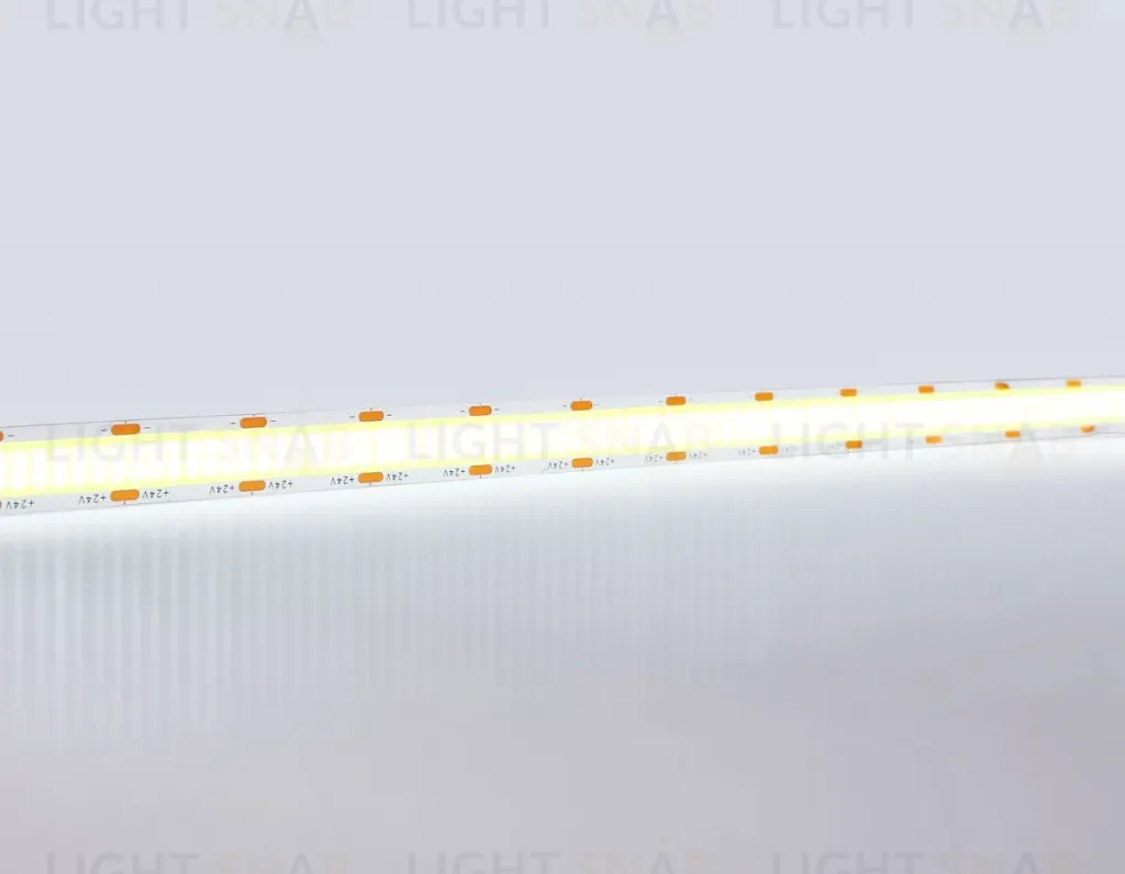 Светодиодная лента Ambrella Light Illumination COB 616Led/19W m/ 24V IP20 6500K/ 5m*12mm*2mm (2 конт.) GS4803 GS4803
