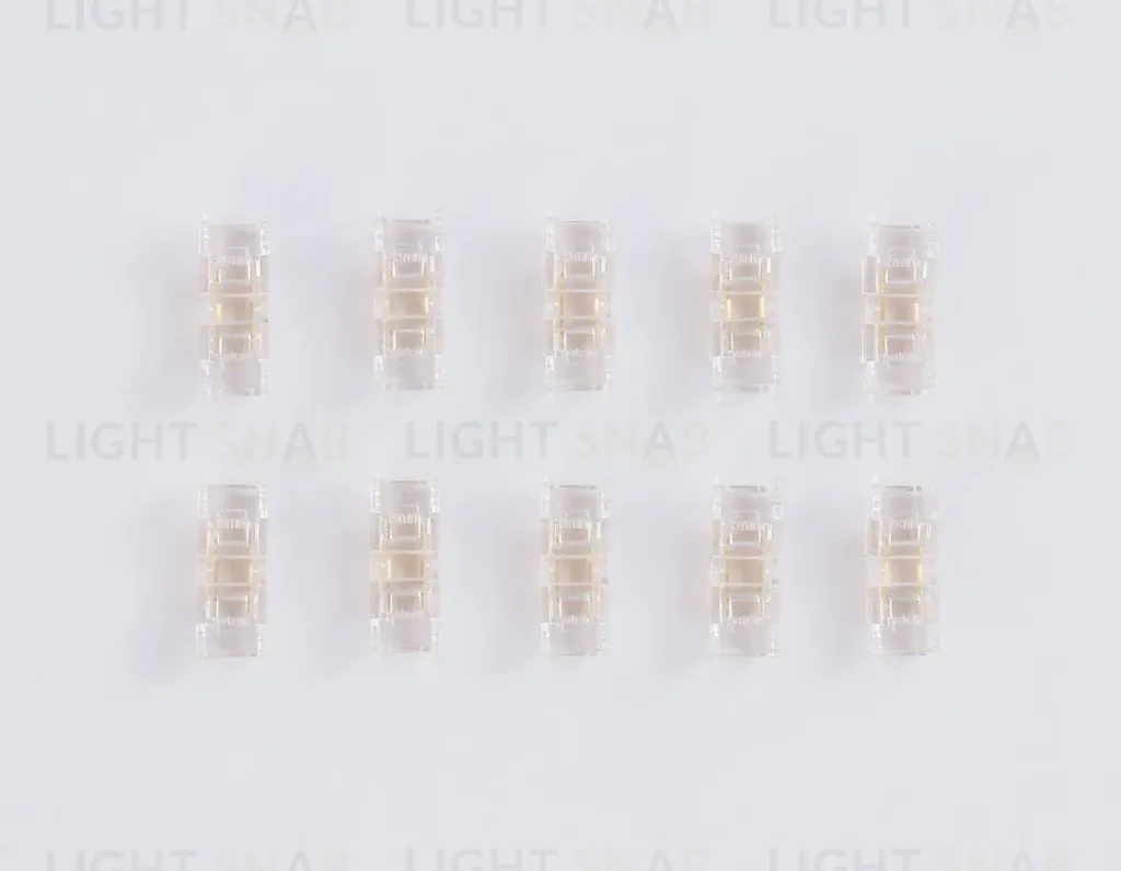 Соединитель прямой Ambrella Light Illumination COB 12/24V для лент 5mm (2 конт.) (10шт. в комплекте) GS6341 GS6341