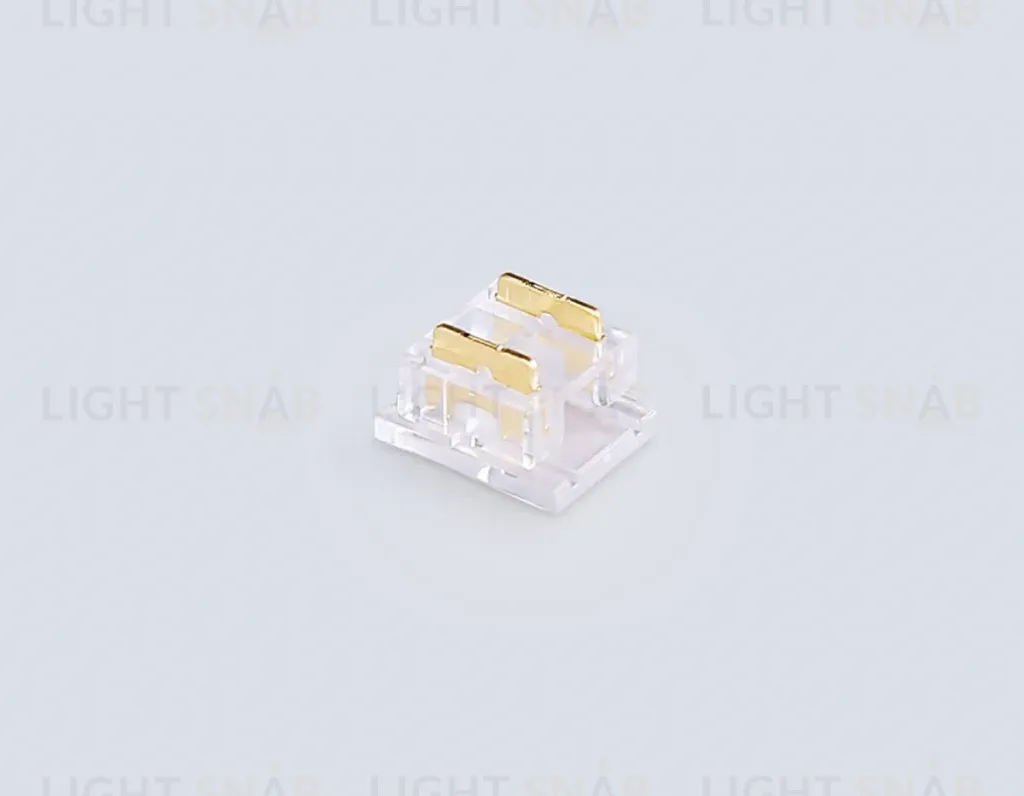 Соединитель прямой Ambrella Light Illumination COB 12/24V для лент 8/10mm (2 конт.) (10шт. в комплекте) GS6361 GS6361