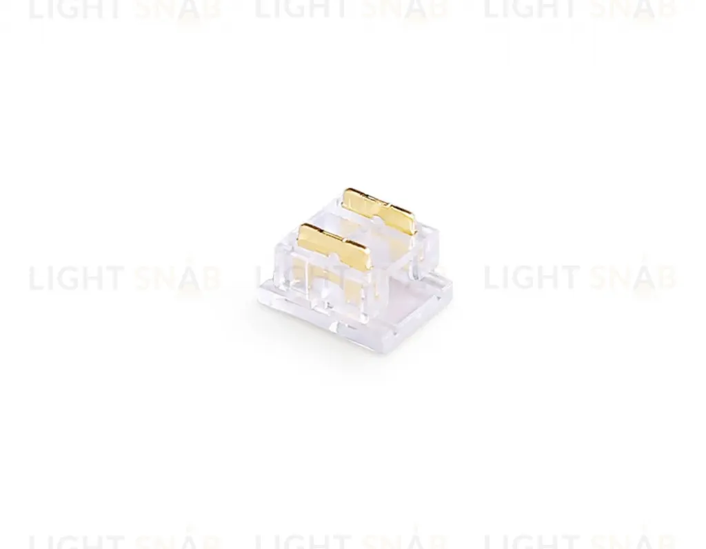 Соединитель прямой Ambrella Light Illumination COB 12/24V для лент 8/10mm (2 конт.) (10шт. в комплекте) GS6361 GS6361