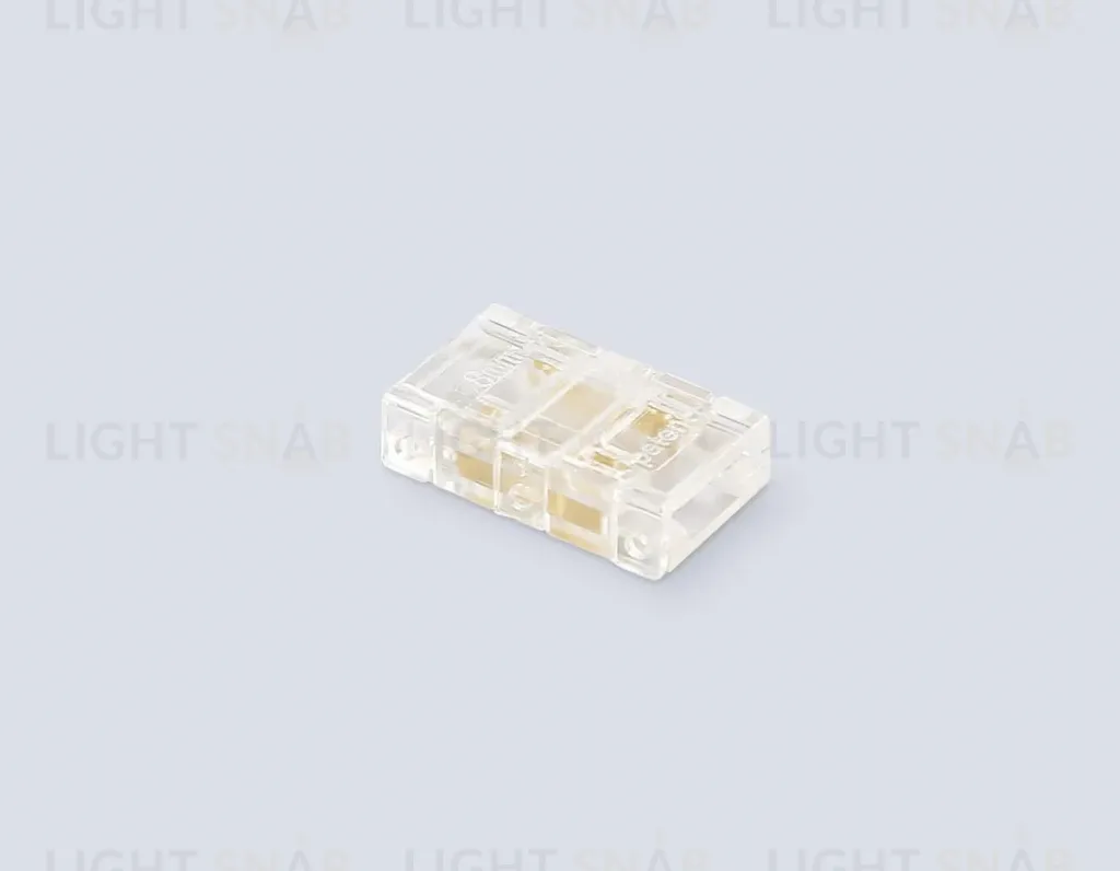 Соединитель прямой Ambrella Light Illumination COB CCT 12/24V для лент 8mm (3 конт.) (10шт. в комплекте) GS6366 GS6366
