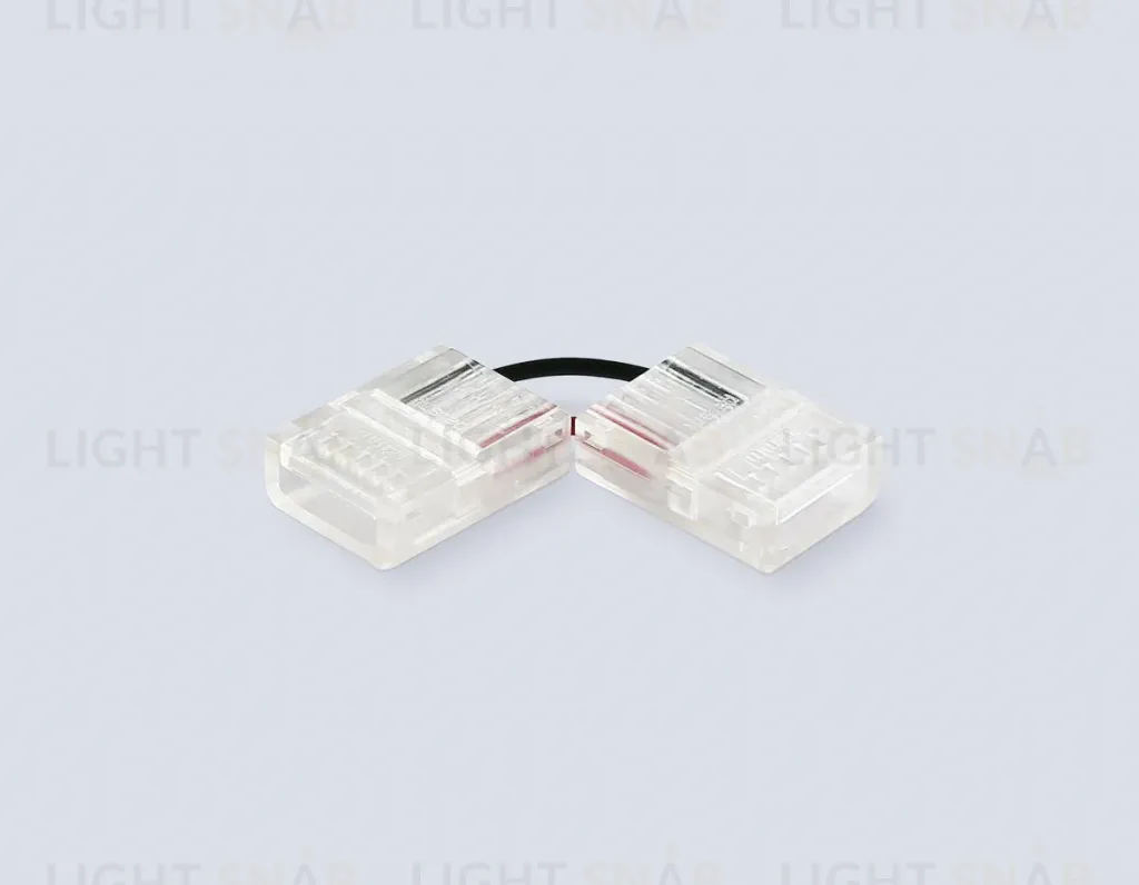Соединитель угловой Ambrella Light Illumination COB 12/24V для лент 12mm (2 конт.) (10шт. в комплекте) GS6871 GS6871