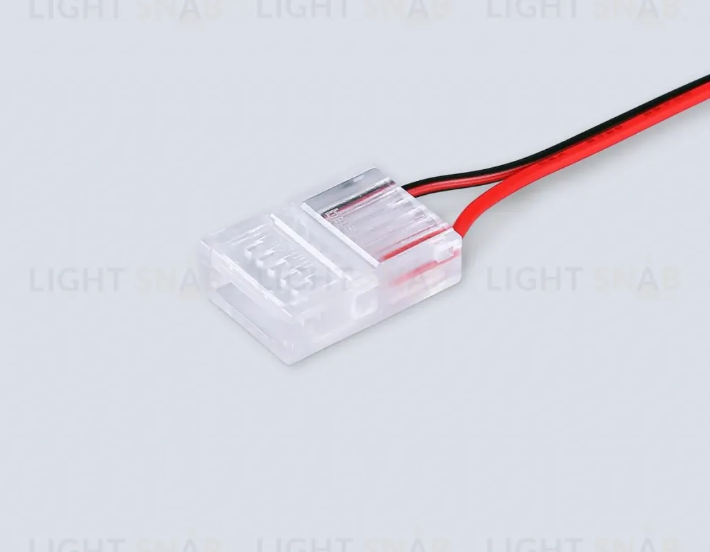 Соединитель гибкий односторонний Ambrella Light Illumination COB 12/24V для лент 12mm (2 конт.) (10шт. в комплекте) GS7378 GS7378