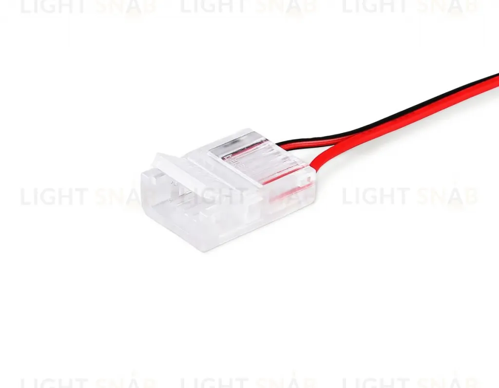 Соединитель гибкий односторонний Ambrella Light Illumination COB 12/24V для лент 12mm (2 конт.) (10шт. в комплекте) GS7378 GS7378