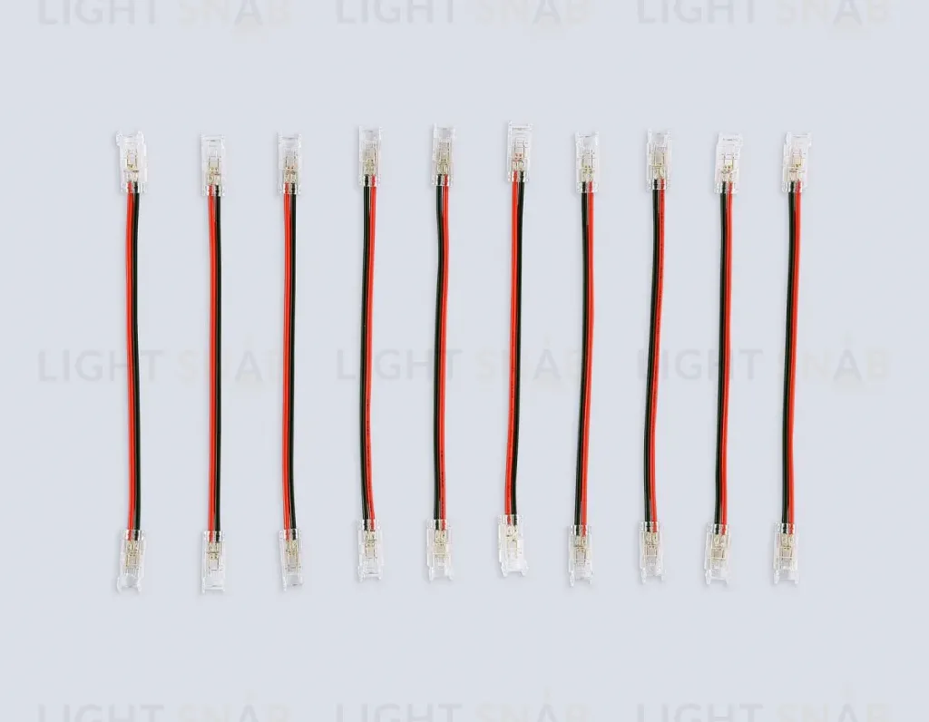 Соединитель гибкий двухсторонний Ambrella Light Illumination COB 12/24V для лент 5mm (2 конт.) (10шт. в комплекте) GS7885 GS7885