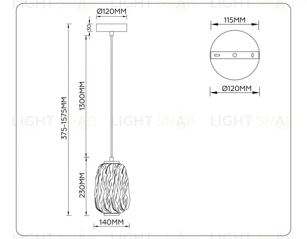 Подвесной светильник Ambrella Light High Light Crystal LH30101 LH30101