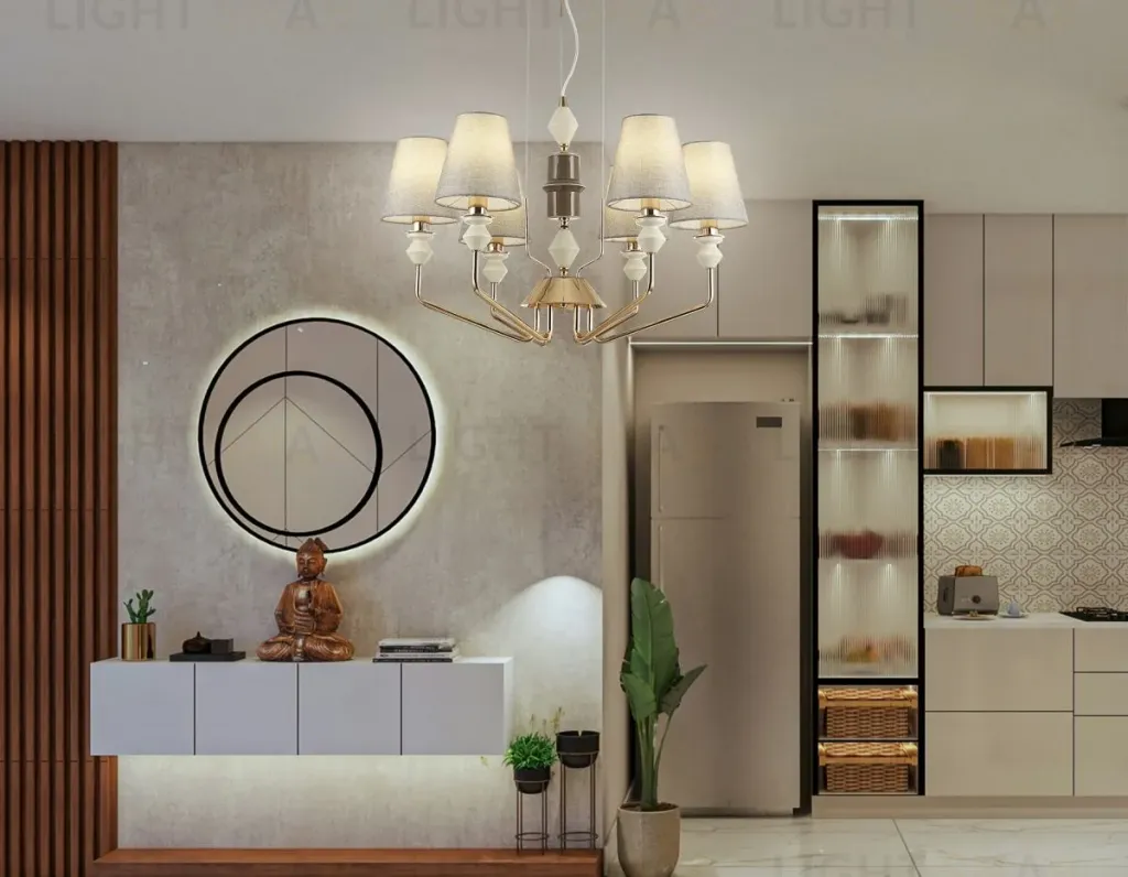 Подвесная люстра Ambrella Light High Light Ceramo Classic LH75401 LH75401