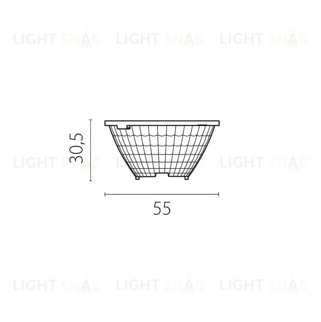 Сменная оптика 36G к 2151хх max 15W Lightstar Alta Base 215103 215103