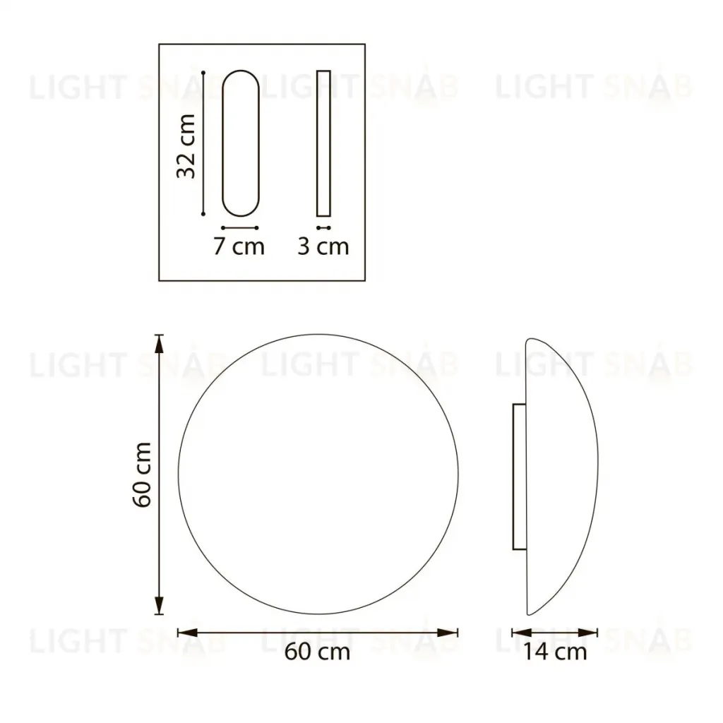 Настенно-потолочный светильник Lightstar Genova 610666 610666