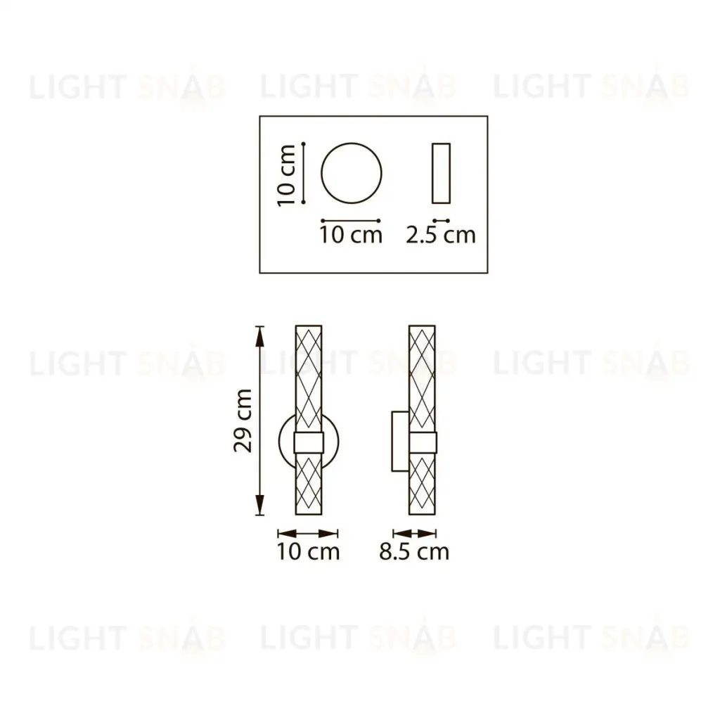 Бра Lightstar Acrile 737652 737652
