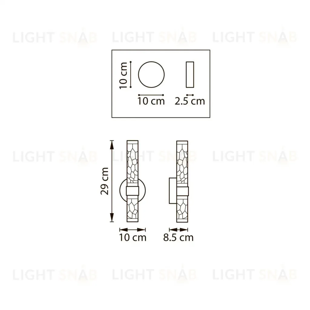Бра Lightstar Acrile 737662 737662