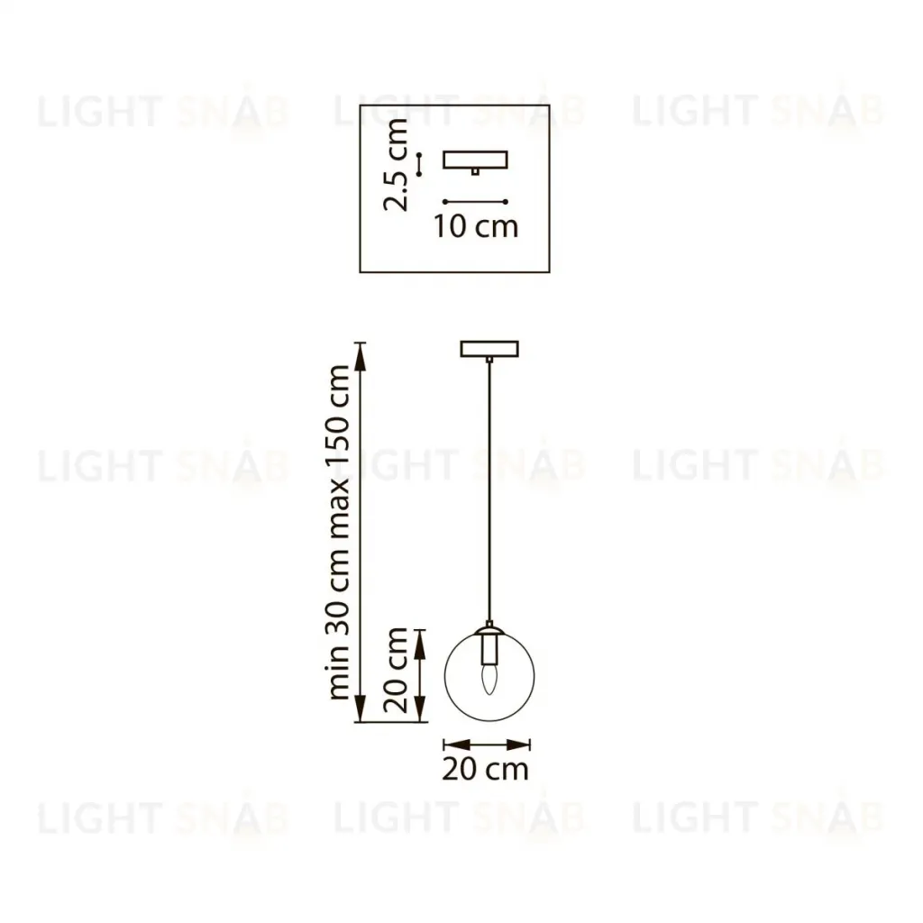Подвесной светильник Lightstar Sferetta 801002 801002