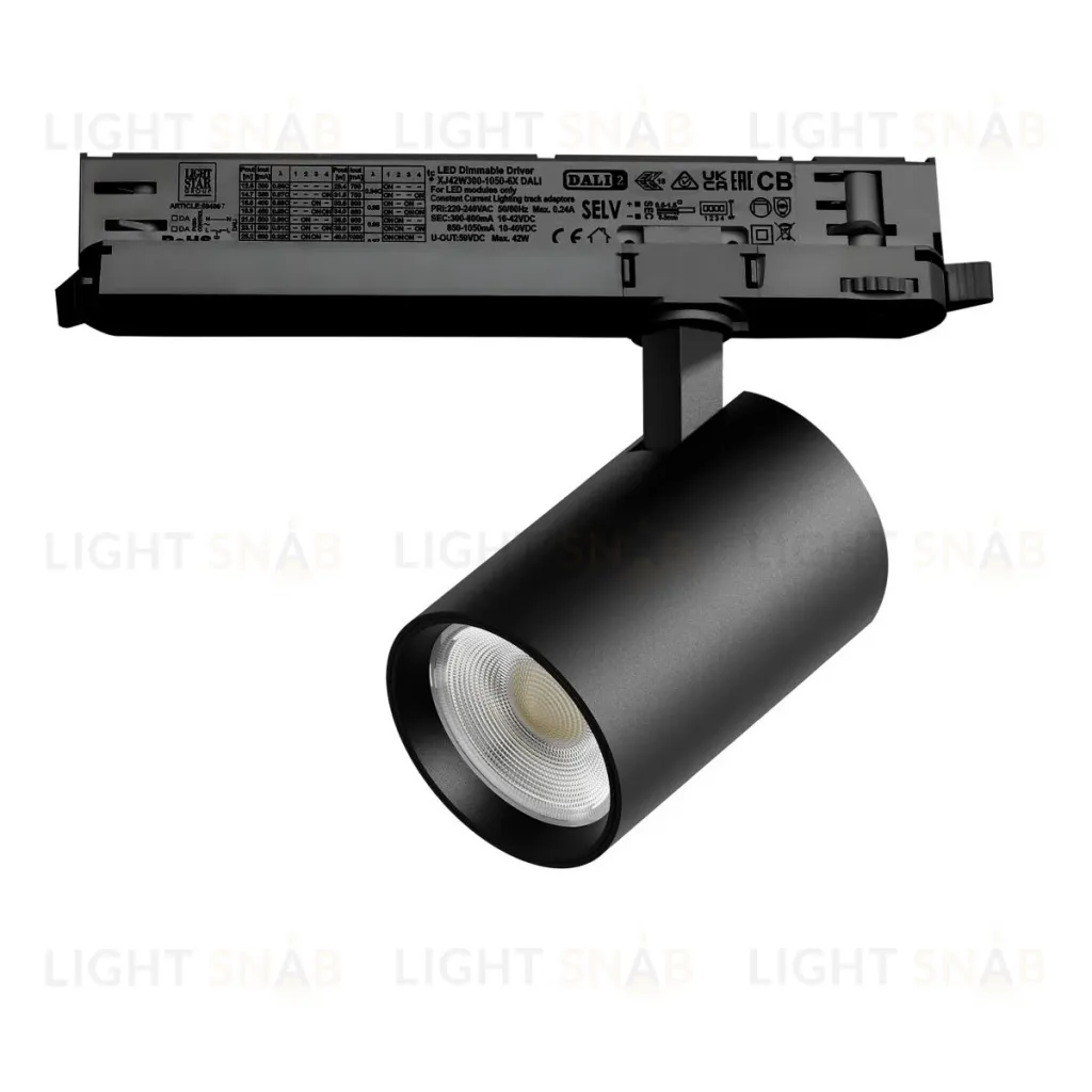 Трековый трехфазный светильник Quattro LED с управлением DALI Lightstar Alta Base A5237DALI A5237DALI
