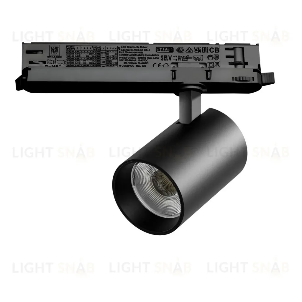 Трековый трехфазный светильник Quattro LED с управлением DALI Lightstar Alta Base A5337DALI A5337DALI