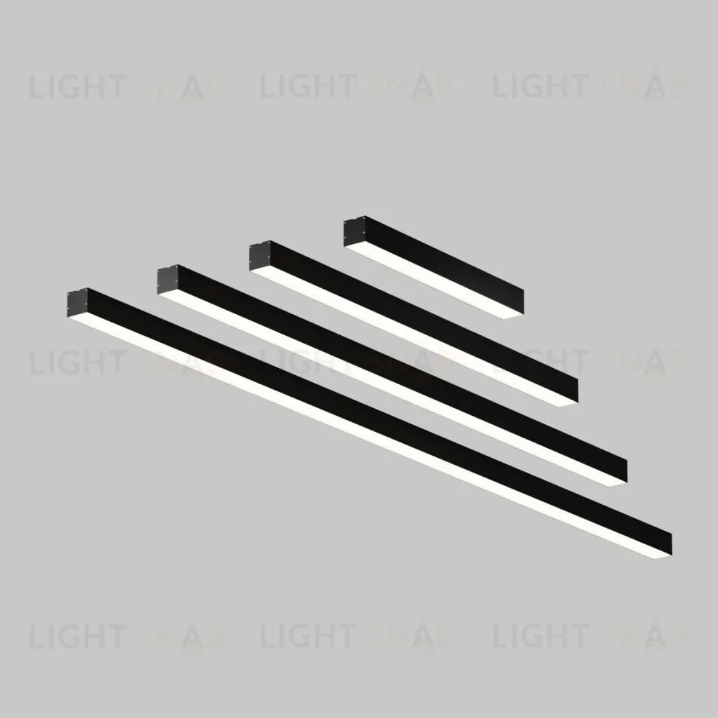 Линейный подвесной светильник Maytoni Technical 4000K 50x50 (Черный, 2 м) LL312032 LL312032