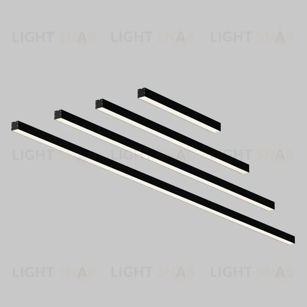 Линейный подвесной светильник Maytoni Technical 4000K 35x35 (Черный, 1 м) LL312012 LL312012