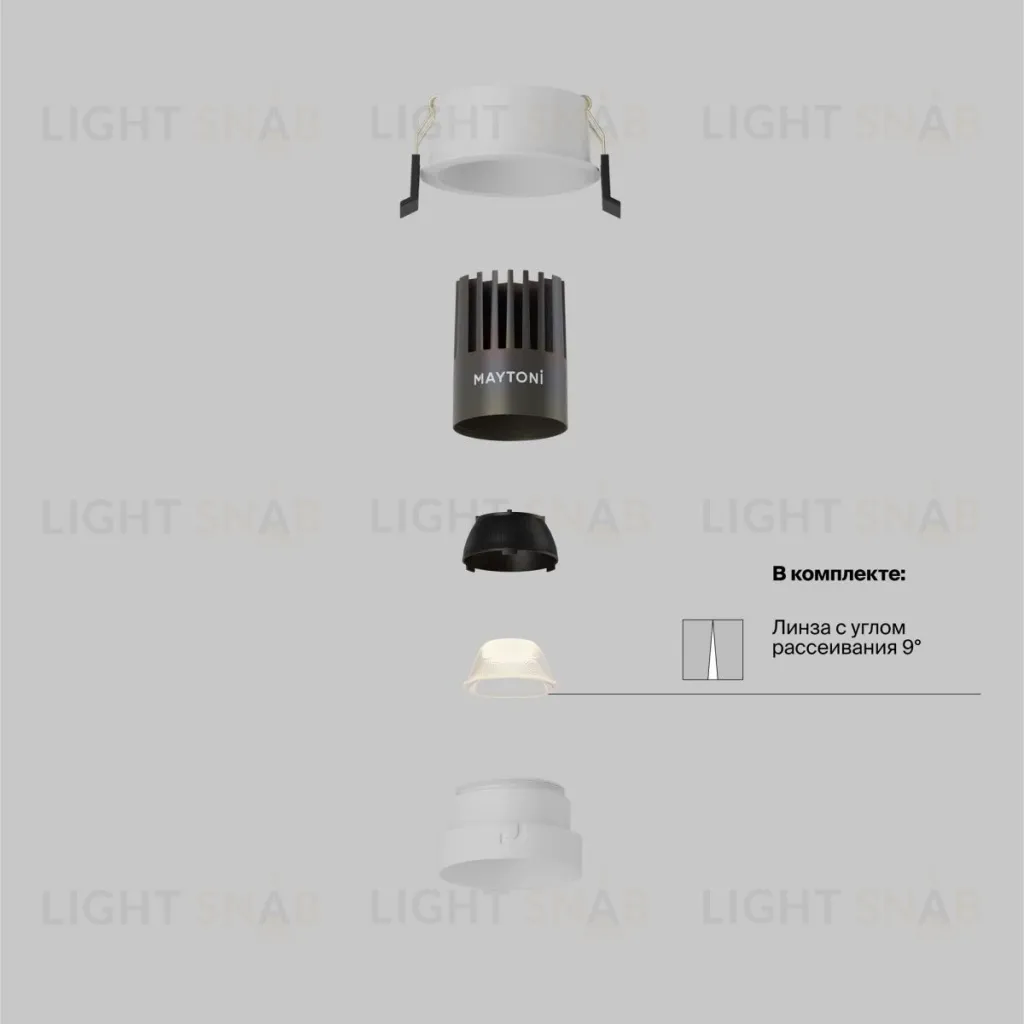 Встраиваемый светильник Maytoni Technical Dip Hight DL123-10W-3K-W DL123-10W-3K-W