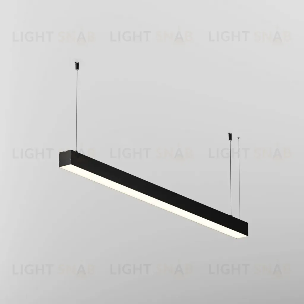 Линейный подвесной светильник Maytoni Technical 3000K 50x50 (Черный, 1 м) LL312027 LL312027